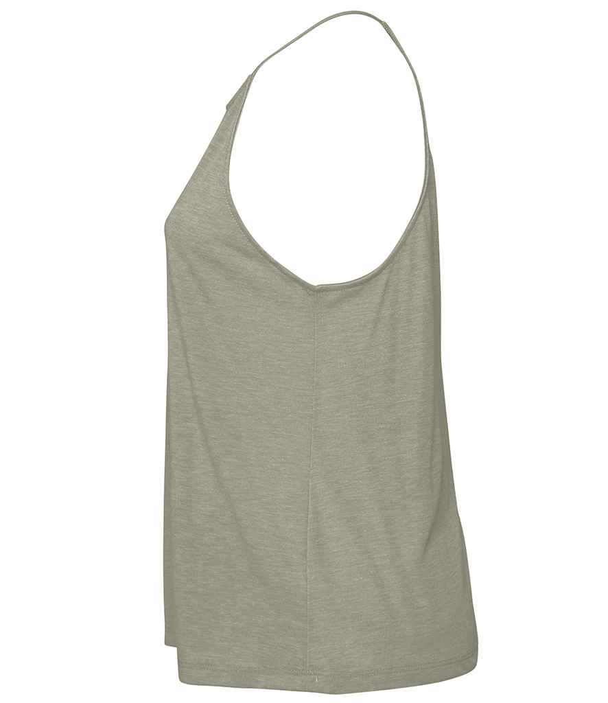 Bella Ladies Flowy High Neck Tank Top in by Bella+Canvas — Custom branded clothing by Print Press, featuring premium embroidery produced in our specialist print lab in the UK.