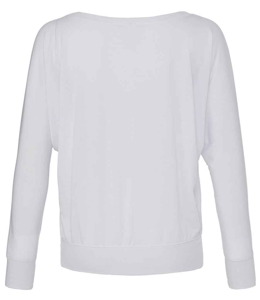 Bella Ladies Flowy Long Sleeve T-Shirt in by Bella+Canvas — Custom branded clothing by Print Press, featuring premium embroidery produced in our specialist print lab in the UK.