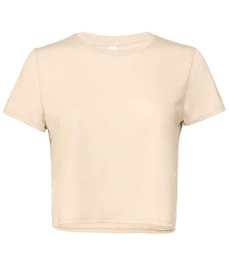 Bella Ladies Flowy Cropped T-Shirt in by Bella+Canvas — Custom branded clothing by Print Press, featuring premium embroidery produced in our specialist print lab in the UK.