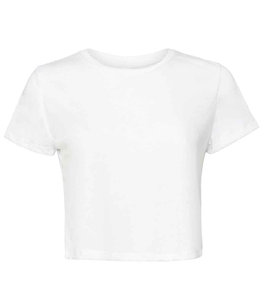 Bella Ladies Flowy Cropped T-Shirt in by Bella+Canvas — Custom branded clothing by Print Press, featuring premium embroidery produced in our specialist print lab in the UK.