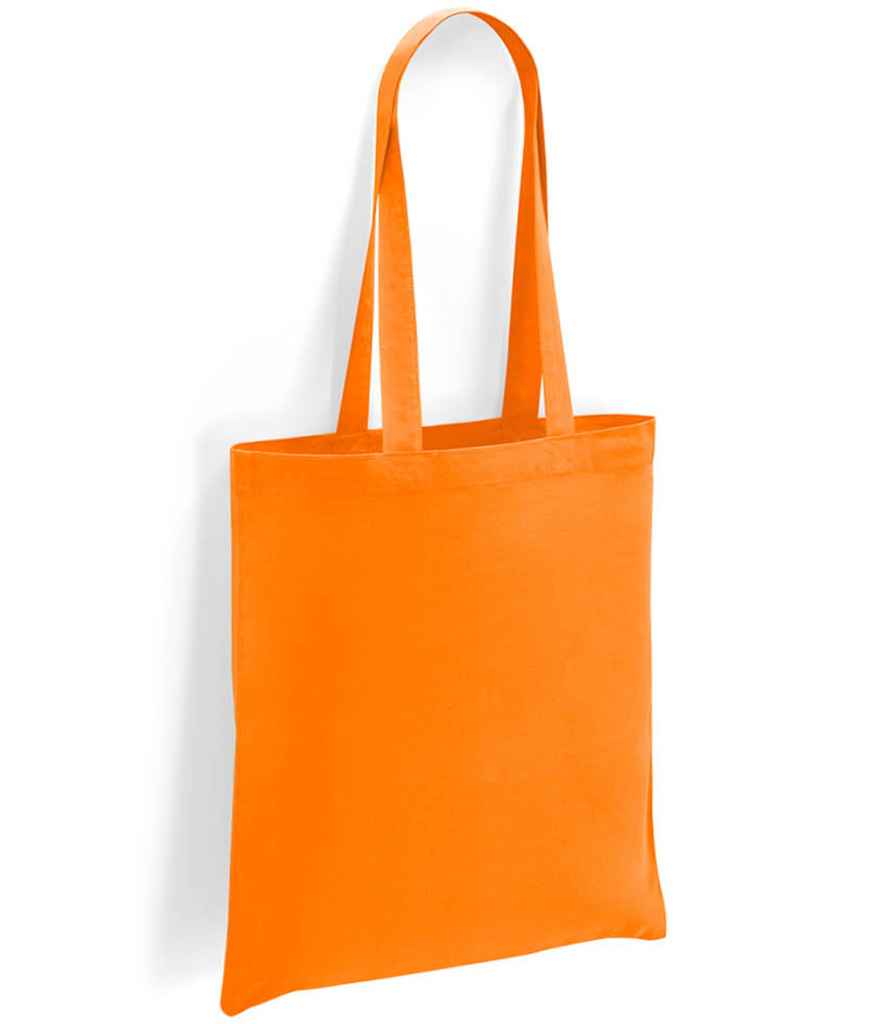 Brand Lab Cotton Long Handle Shopper in ONE Orange by Brand Lab — Custom branded clothing by Print Press, featuring premium embroidery produced in our specialist print lab in the UK.