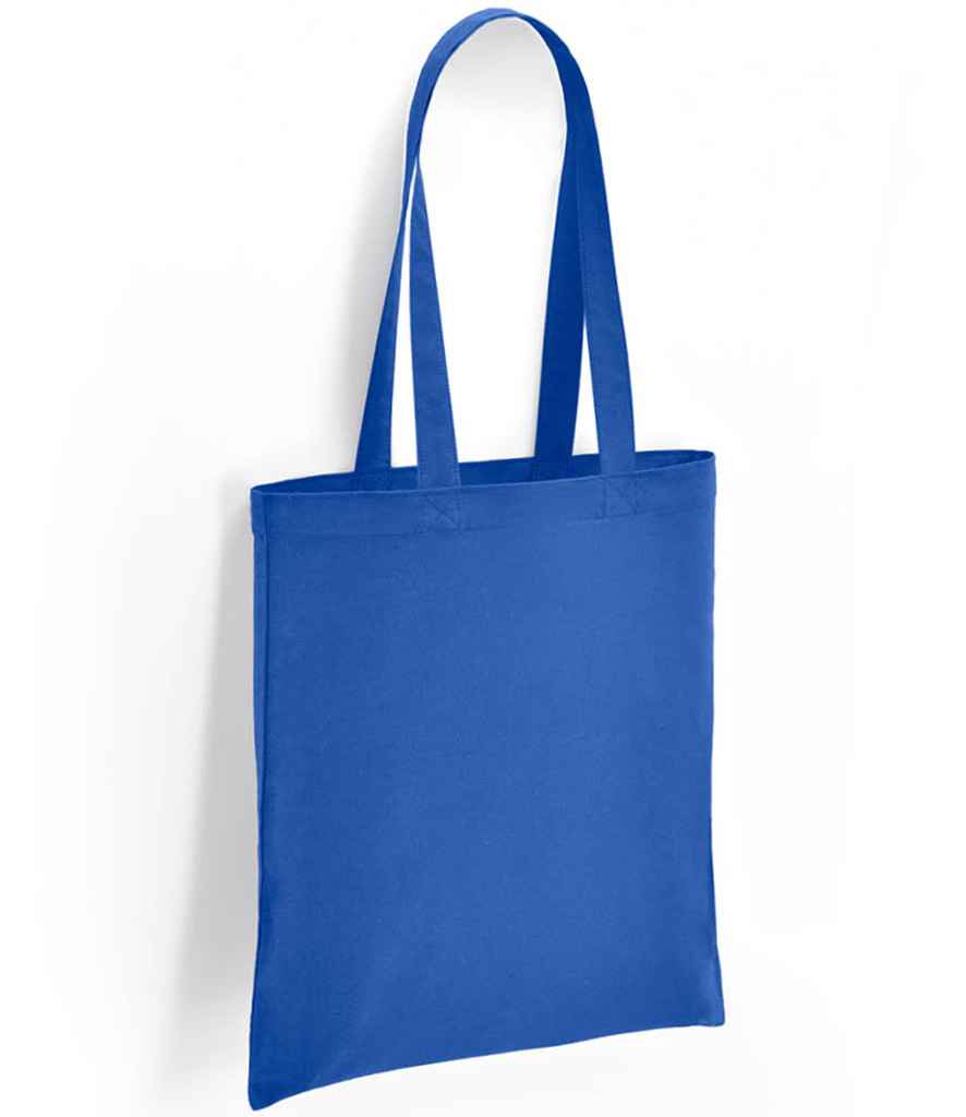 Brand Lab Cotton Long Handle Shopper in ONE Royal Blue by Brand Lab — Custom branded clothing by Print Press, featuring premium embroidery produced in our specialist print lab in the UK.