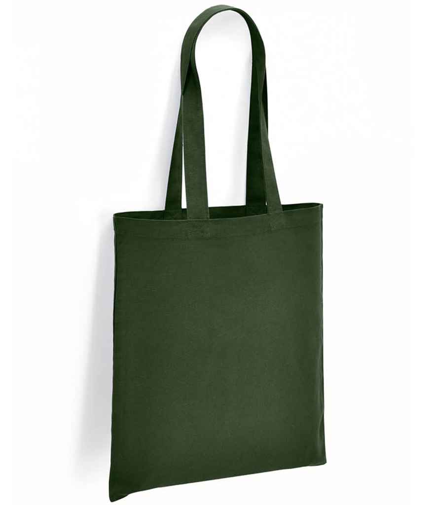 Brand Lab Organic Cotton Long Handle Shopper in ONE Forest Green by Brand Lab — Custom branded clothing by Print Press, featuring premium embroidery produced in our specialist print lab in the UK.