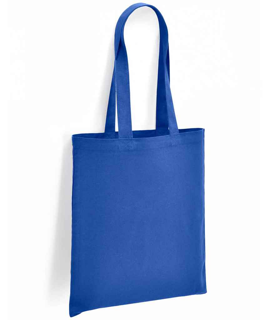 Brand Lab Organic Cotton Long Handle Shopper in ONE Royal Blue by Brand Lab — Custom branded clothing by Print Press, featuring premium embroidery produced in our specialist print lab in the UK.