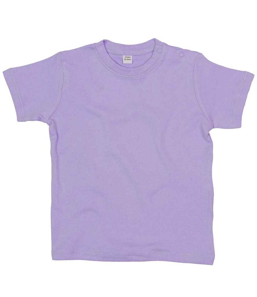 BabyBugz Baby T-Shirt in Lavender by Babybugz — Custom branded clothing by Print Press, featuring premium embroidery produced in our specialist print lab in the UK.