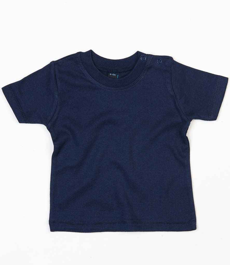 BabyBugz Baby T-Shirt in Nautical Navy by Babybugz — Custom branded clothing by Print Press, featuring premium embroidery produced in our specialist print lab in the UK.