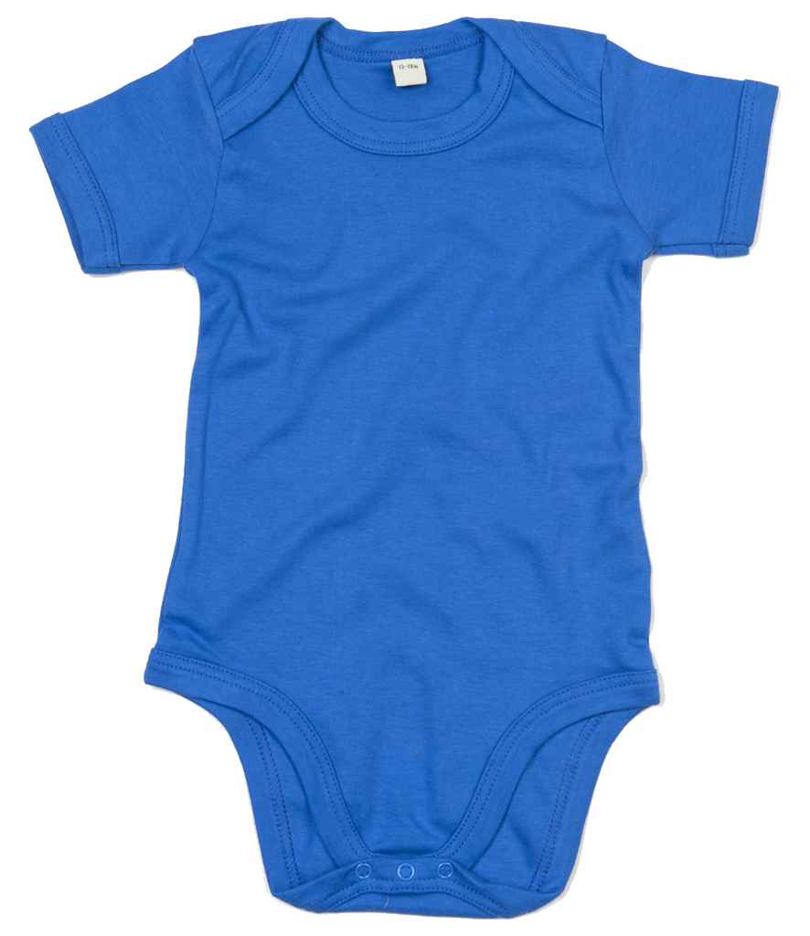 BabyBugz Baby Bodysuit in Cobalt Blue by Babybugz — Custom branded clothing by Print Press, featuring premium embroidery produced in our specialist print lab in the UK.