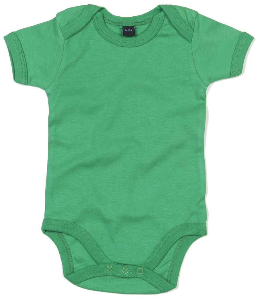 BabyBugz Baby Bodysuit in Kelly Green by Babybugz — Custom branded clothing by Print Press, featuring premium embroidery produced in our specialist print lab in the UK.