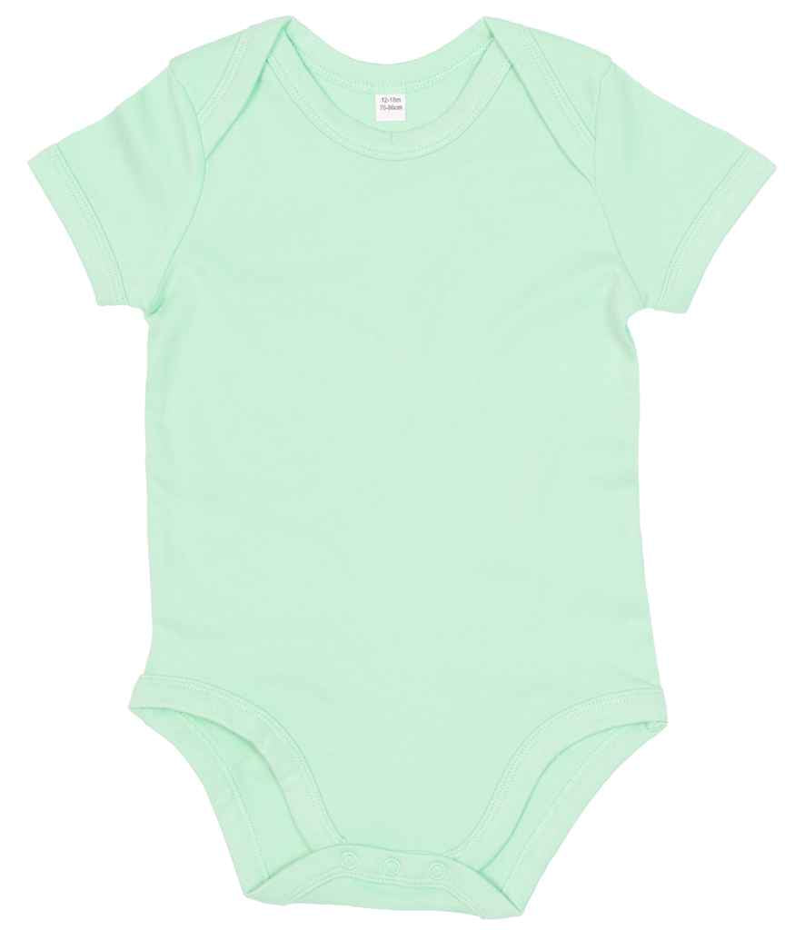 BabyBugz Baby Bodysuit in Mint by Babybugz — Custom branded clothing by Print Press, featuring premium embroidery produced in our specialist print lab in the UK.