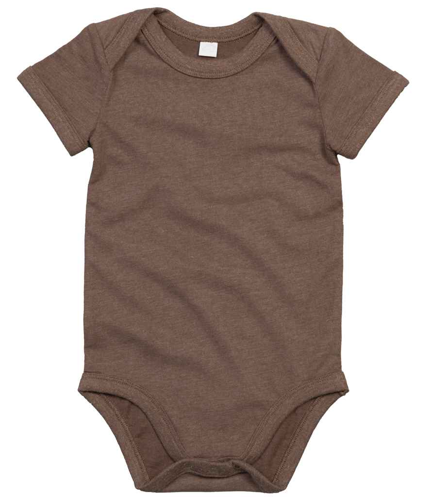 BabyBugz Baby Bodysuit in Mocha by Babybugz — Custom branded clothing by Print Press, featuring premium embroidery produced in our specialist print lab in the UK.