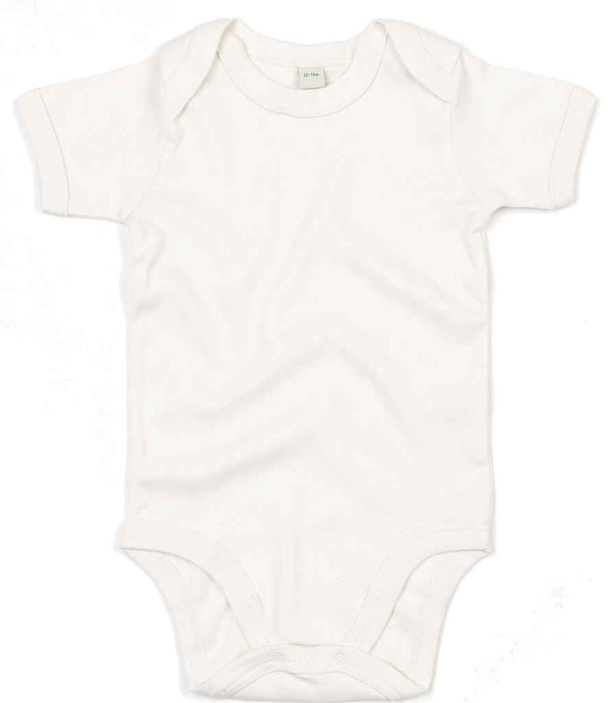 BabyBugz Baby Bodysuit in Natural by Babybugz — Custom branded clothing by Print Press, featuring premium embroidery produced in our specialist print lab in the UK.