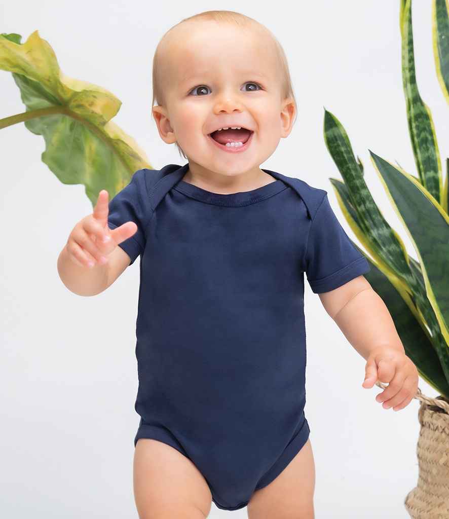 BabyBugz Baby Bodysuit in Nautical Navy by Babybugz — Custom branded clothing by Print Press, featuring premium embroidery produced in our specialist print lab in the UK.