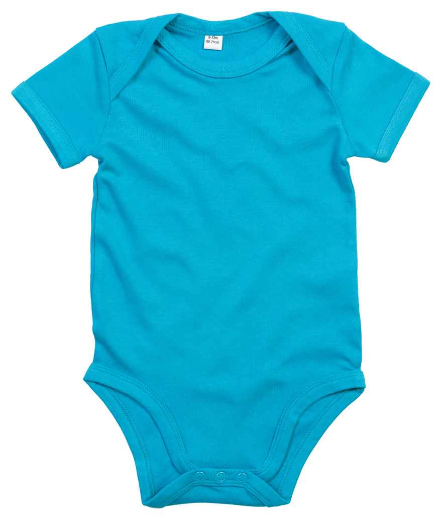 BabyBugz Baby Bodysuit in Surf Blue by Babybugz — Custom branded clothing by Print Press, featuring premium embroidery produced in our specialist print lab in the UK.