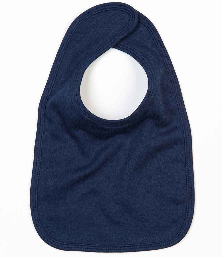 BabyBugz Baby Bib in ONE Nautical Navy by Babybugz — Custom branded clothing by Print Press, featuring premium embroidery produced in our specialist print lab in the UK.