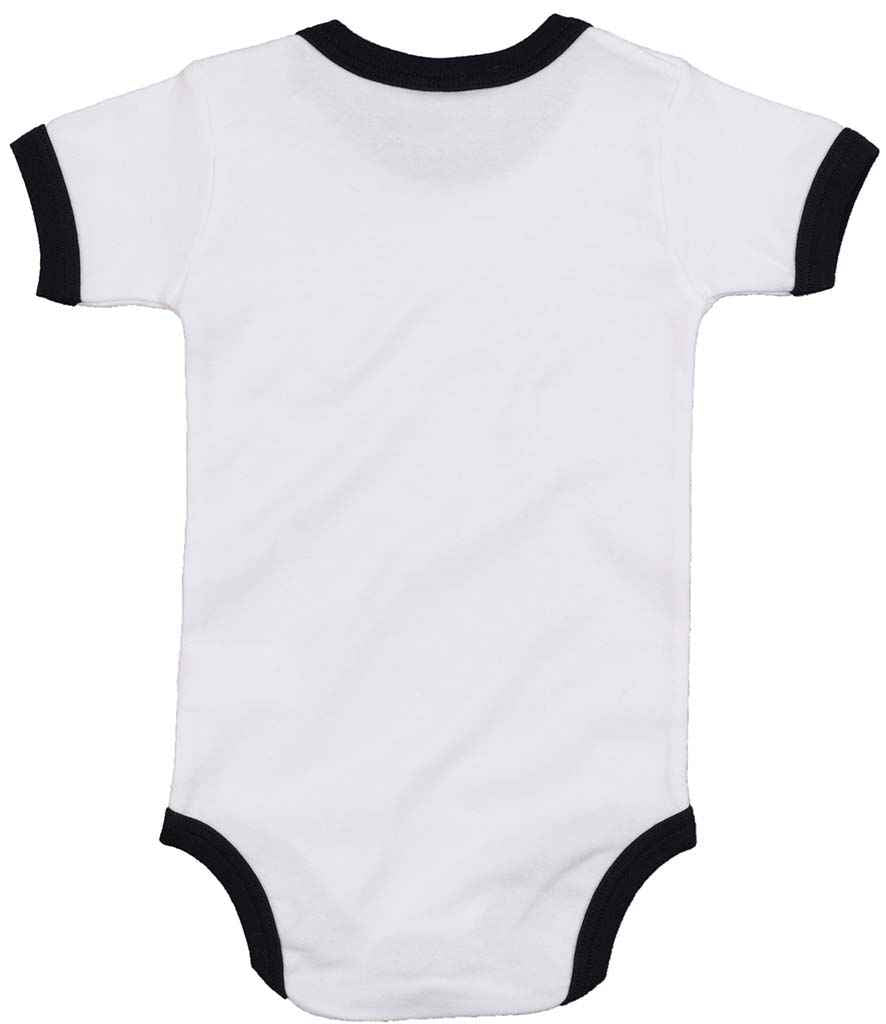 BabyBugz Baby Ringer Bodysuit in by Babybugz — Custom branded clothing by Print Press, featuring premium embroidery produced in our specialist print lab in the UK.