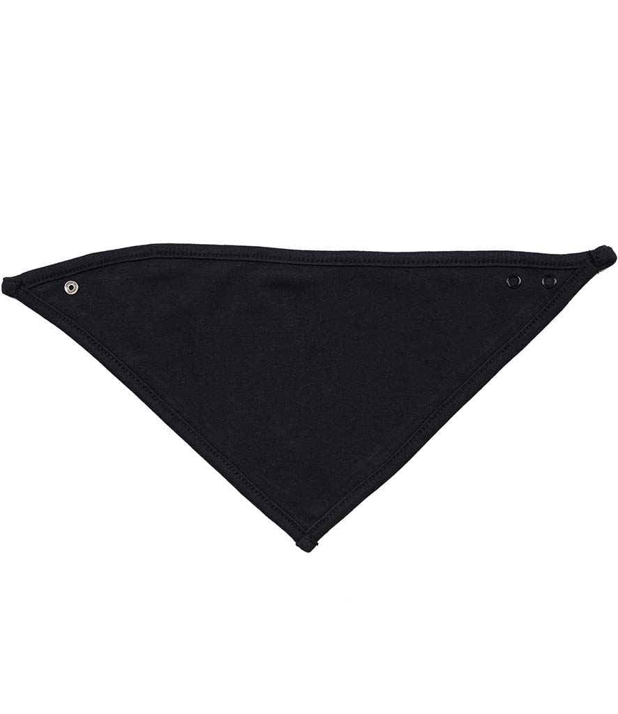 BabyBugz Reversible Bandana Bib in ONE White Black by Babybugz — Custom branded clothing by Print Press, featuring premium embroidery produced in our specialist print lab in the UK.