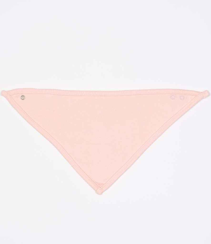 BabyBugz Reversible Bandana Bib in ONE White Powder Pink by Babybugz — Custom branded clothing by Print Press, featuring premium embroidery produced in our specialist print lab in the UK.
