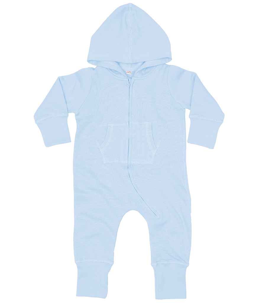 BabyBugz Baby All In One in Dusty Blue by Babybugz — Custom branded clothing by Print Press, featuring premium embroidery produced in our specialist print lab in the UK.