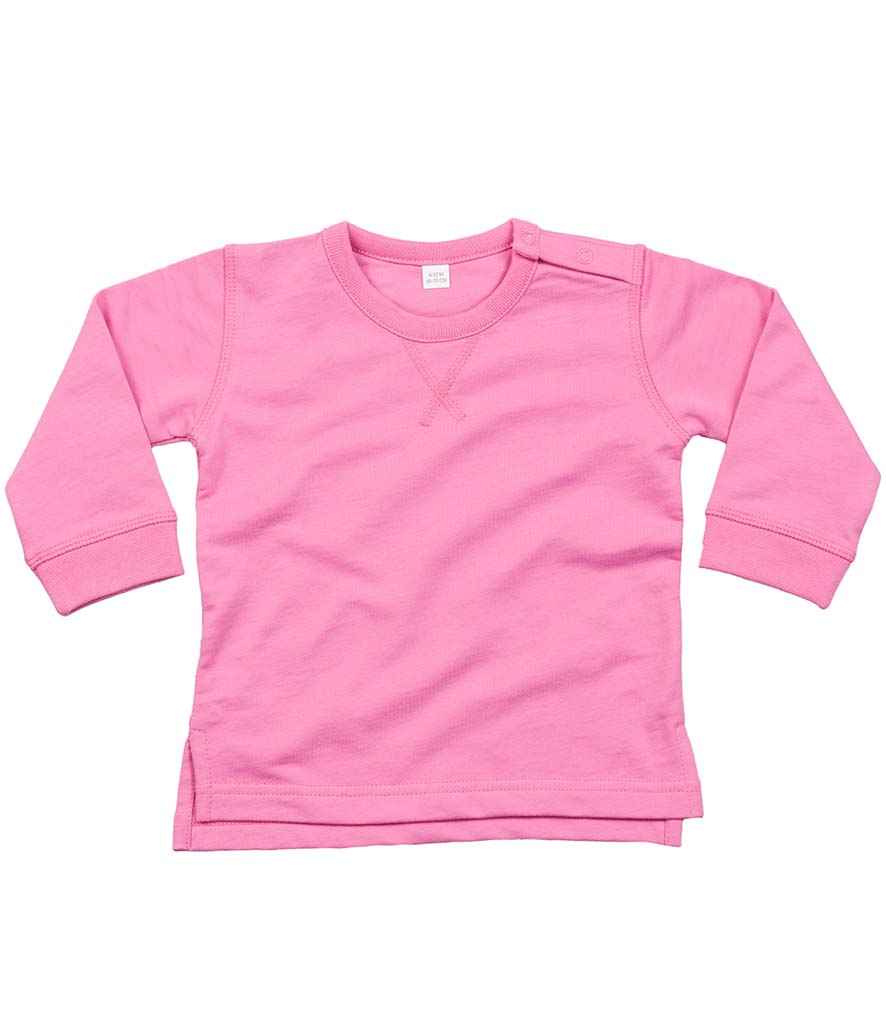 BabyBugz Baby Sweatshirt in by Babybugz — Custom branded clothing by Print Press, featuring premium embroidery produced in our specialist print lab in the UK.