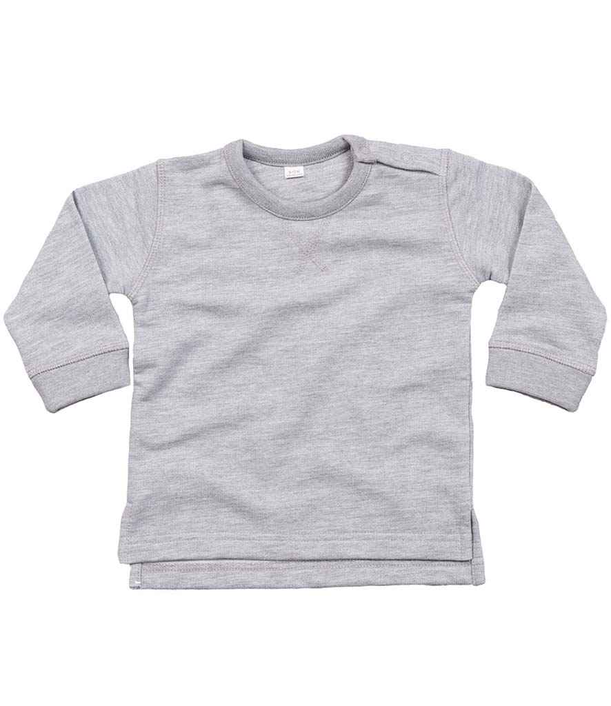 BabyBugz Baby Sweatshirt in by Babybugz — Custom branded clothing by Print Press, featuring premium embroidery produced in our specialist print lab in the UK.