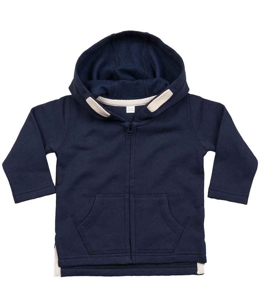 BabyBugz Baby Hoodie in by Babybugz — Custom branded clothing by Print Press, featuring premium embroidery produced in our specialist print lab in the UK.