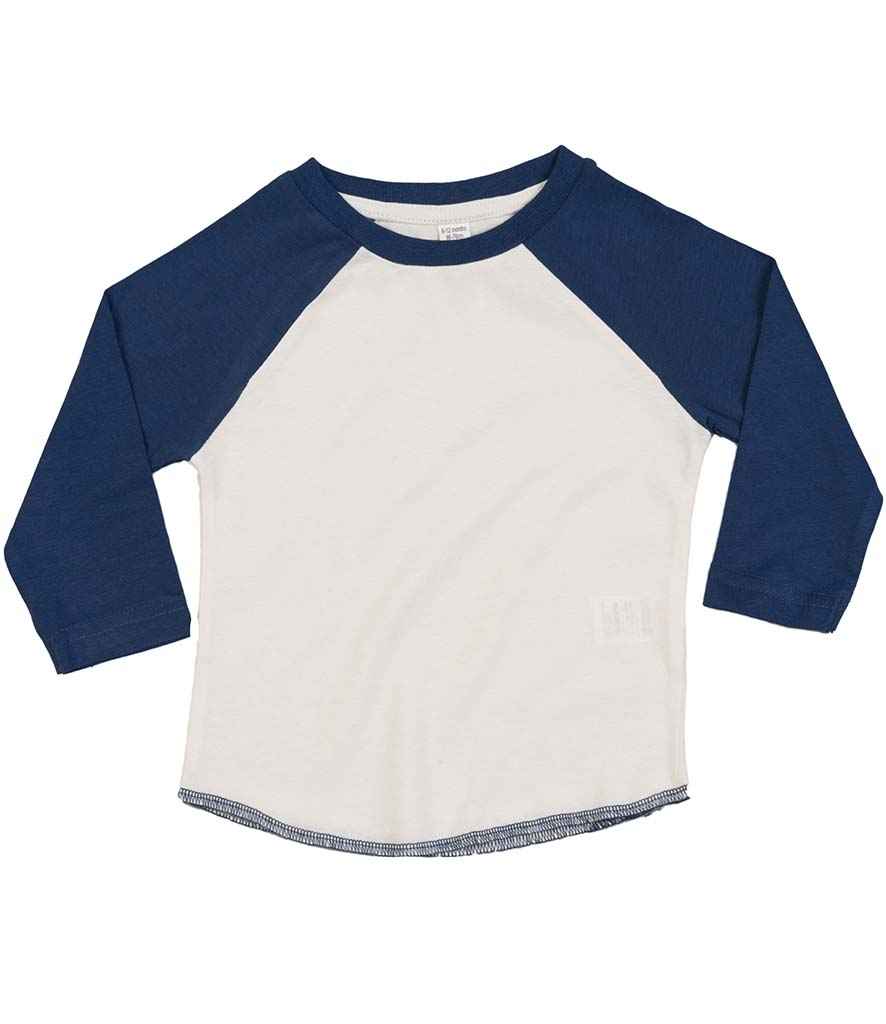 BabyBugz Baby Long Sleeve Baseball T-Shirt in by Babybugz — Custom branded clothing by Print Press, featuring premium embroidery produced in our specialist print lab in the UK.