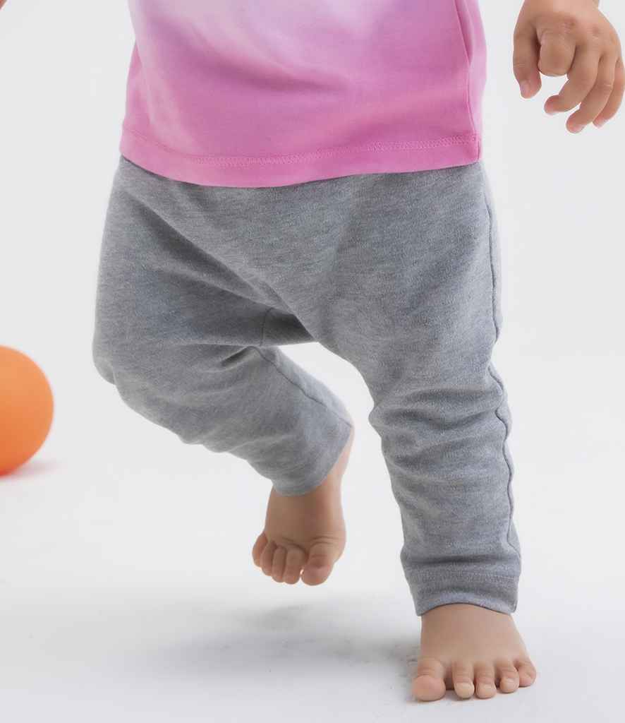 BabyBugz Baby Leggings in Heather Marl by Babybugz — Custom branded clothing by Print Press, featuring premium embroidery produced in our specialist print lab in the UK.