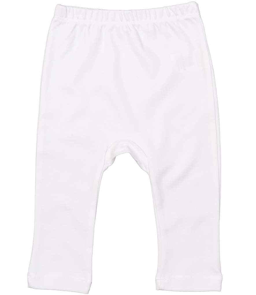 BabyBugz Baby Leggings in White by Babybugz — Custom branded clothing by Print Press, featuring premium embroidery produced in our specialist print lab in the UK.