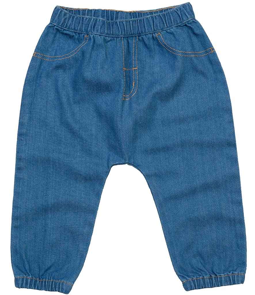 BabyBugz Baby Rocks Denim Trousers in by Babybugz — Custom branded clothing by Print Press, featuring premium embroidery produced in our specialist print lab in the UK.