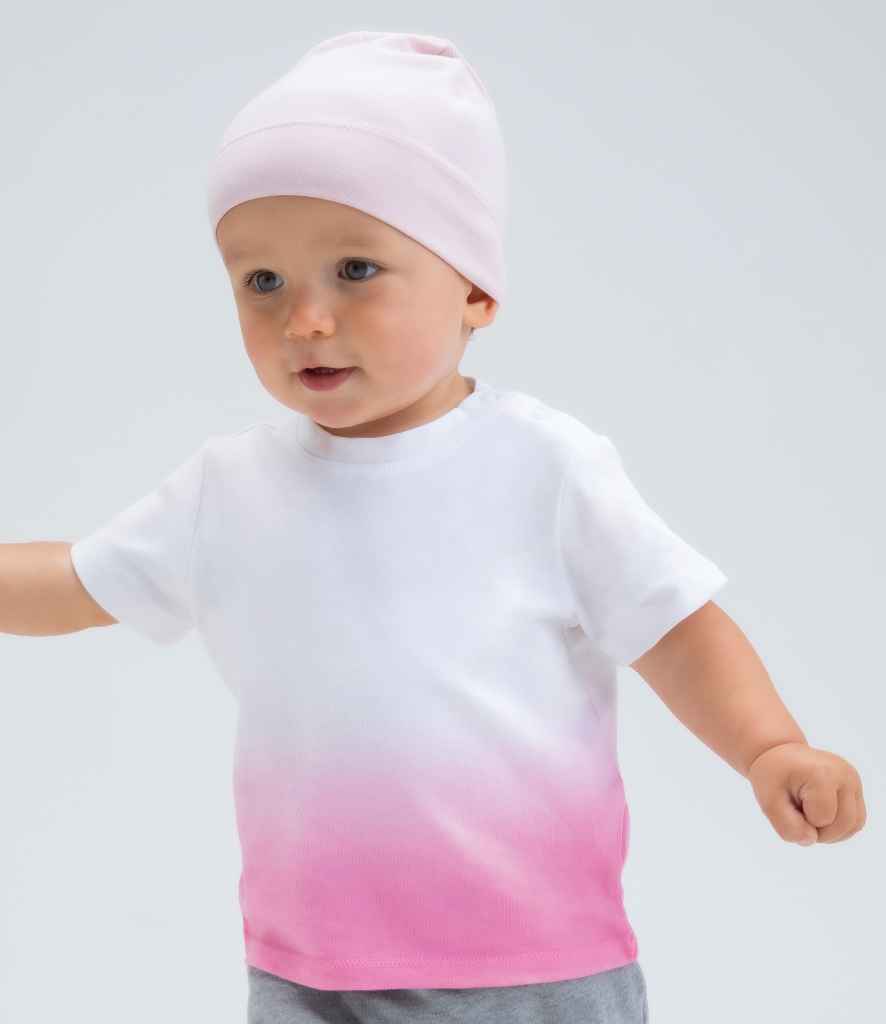 BabyBugz Baby Dips Bodysuit in White Surf Blue by Babybugz — Custom branded clothing by Print Press, featuring premium embroidery produced in our specialist print lab in the UK.