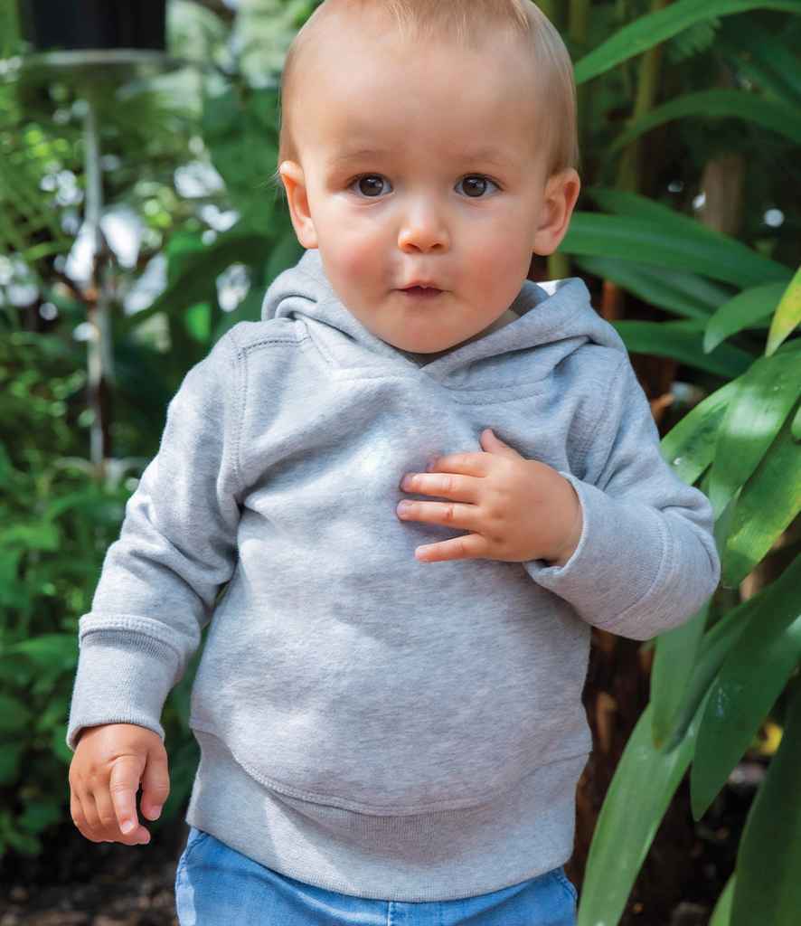 BabyBugz Baby Essential Hoodie in by Babybugz — Custom branded clothing by Print Press, featuring premium embroidery produced in our specialist print lab in the UK.