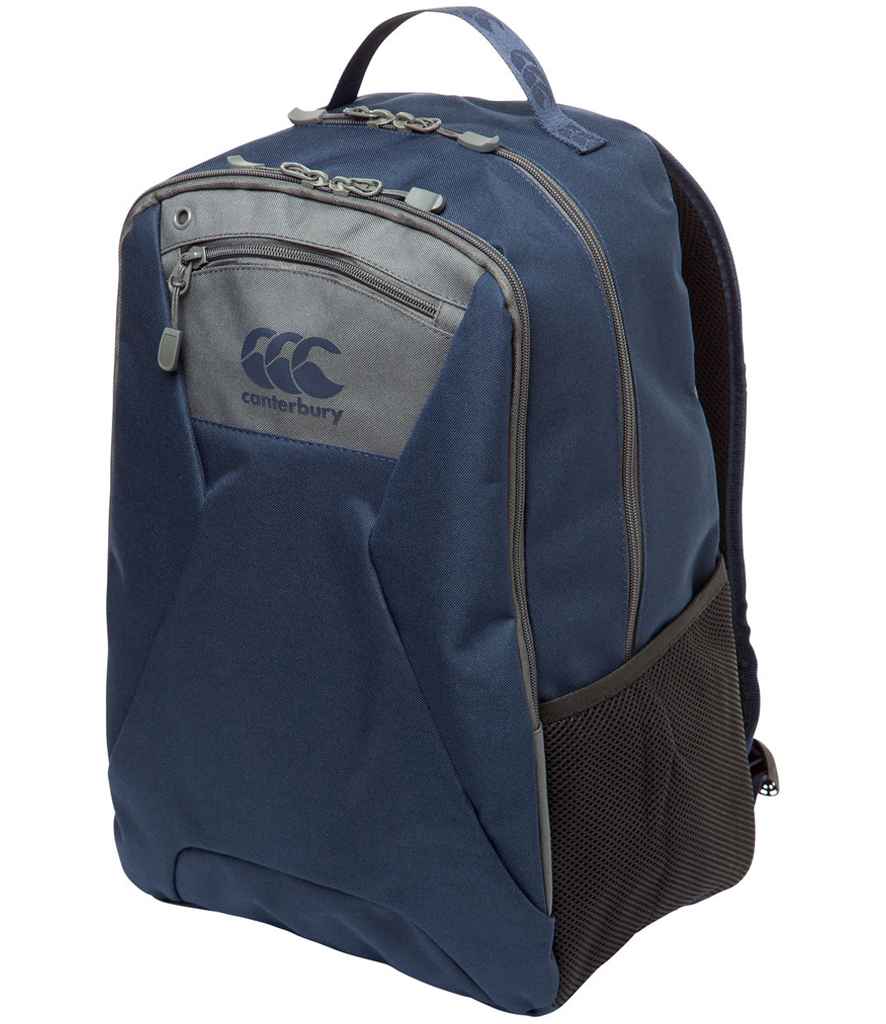 Canterbury Classics Medium Backpack in ONE Navy by Canterbury — Custom branded clothing by Print Press, featuring premium embroidery produced in our specialist print lab in the UK.