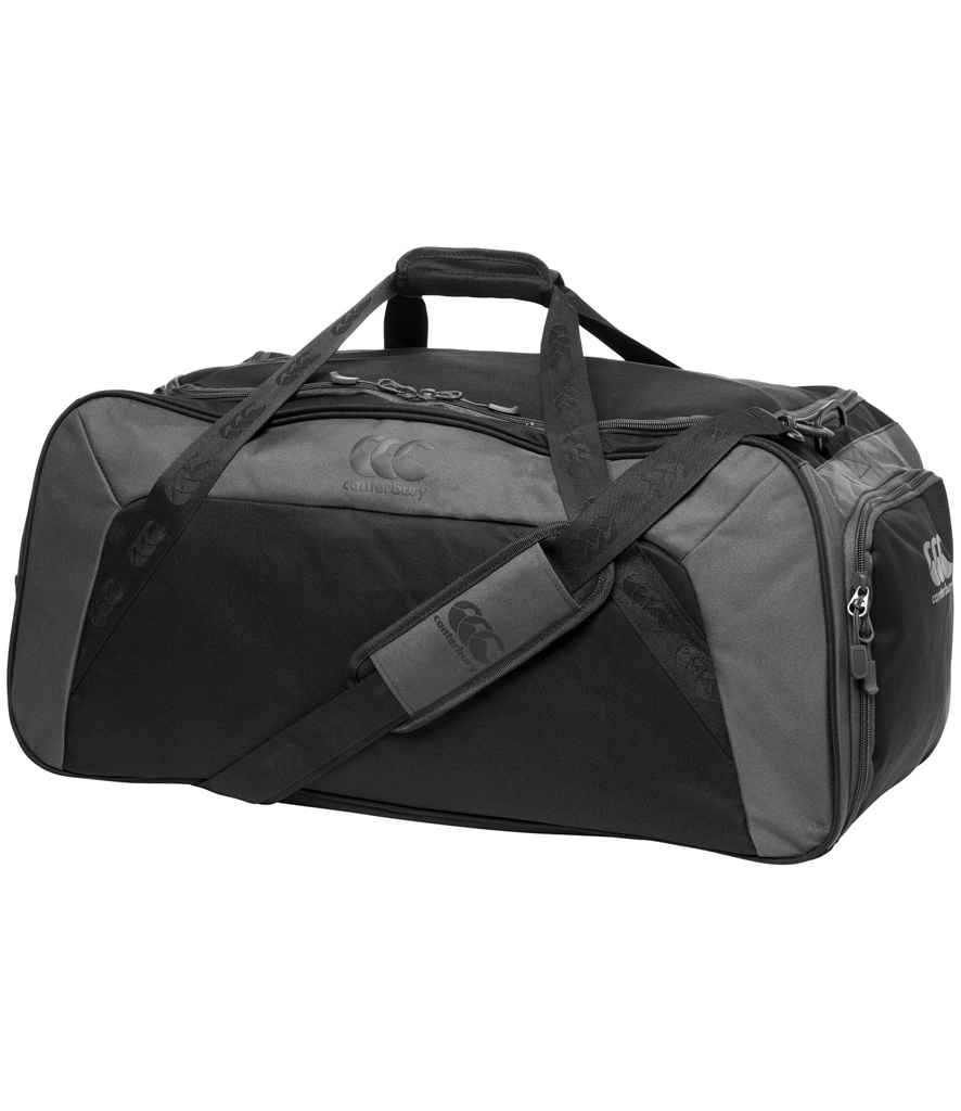 Canterbury Classics Holdall in ONE Black by Canterbury — Custom branded clothing by Print Press, featuring premium embroidery produced in our specialist print lab in the UK.