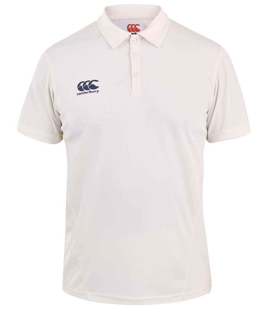 Canterbury Cricket Shirt in by Canterbury — Custom branded clothing by Print Press, featuring premium embroidery produced in our specialist print lab in the UK.