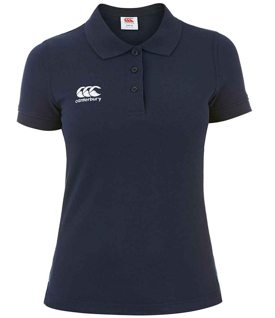 Canterbury Ladies Waimak Piqué Polo Shirt in by Canterbury — Custom branded clothing by Print Press, featuring premium embroidery produced in our specialist print lab in the UK.