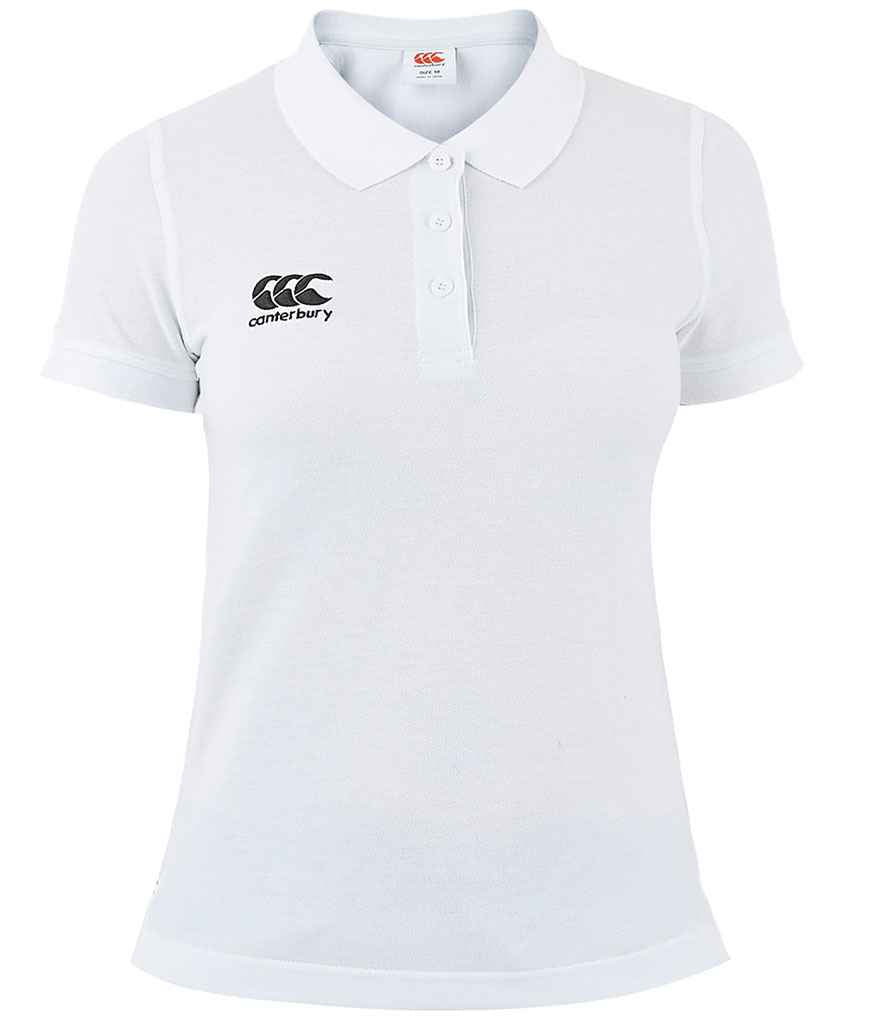 Canterbury Ladies Waimak Piqué Polo Shirt in by Canterbury — Custom branded clothing by Print Press, featuring premium embroidery produced in our specialist print lab in the UK.