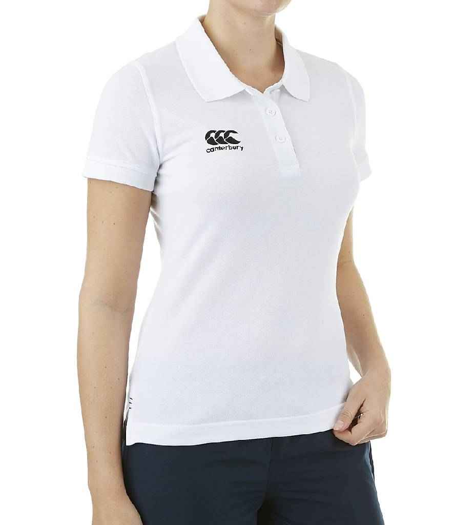 Canterbury Ladies Waimak Piqué Polo Shirt in by Canterbury — Custom branded clothing by Print Press, featuring premium embroidery produced in our specialist print lab in the UK.