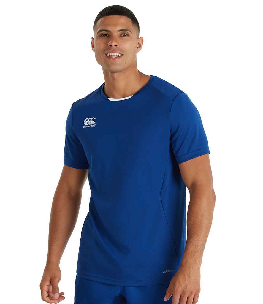 Canterbury Club Dry T-Shirt in Royal Blue by Canterbury — Custom branded clothing by Print Press, featuring premium embroidery produced in our specialist print lab in the UK.