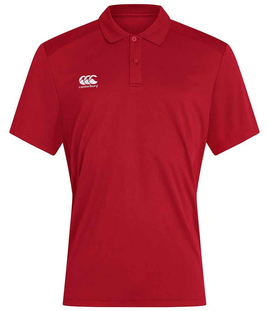 Canterbury Club Dry Polo Shirt in by Canterbury — Custom branded clothing by Print Press, featuring premium embroidery produced in our specialist print lab in the UK.