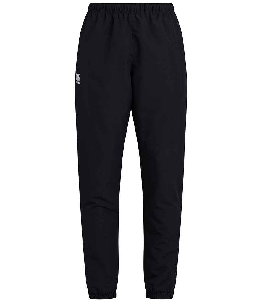 Canterbury Club Track Pants in Black by Canterbury — Custom branded clothing by Print Press, featuring premium embroidery produced in our specialist print lab in the UK.