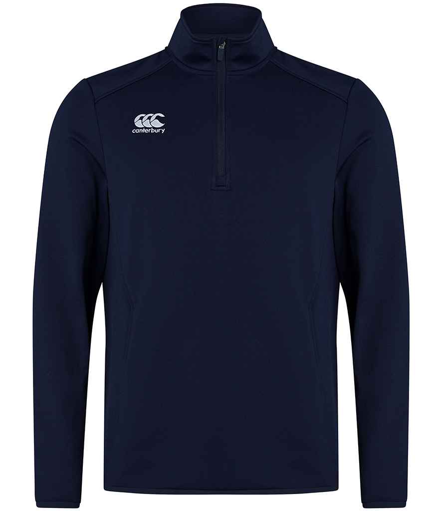 Canterbury Club Zip Neck Mid Layer Training Top in by Canterbury — Custom branded clothing by Print Press, featuring premium embroidery produced in our specialist print lab in the UK.