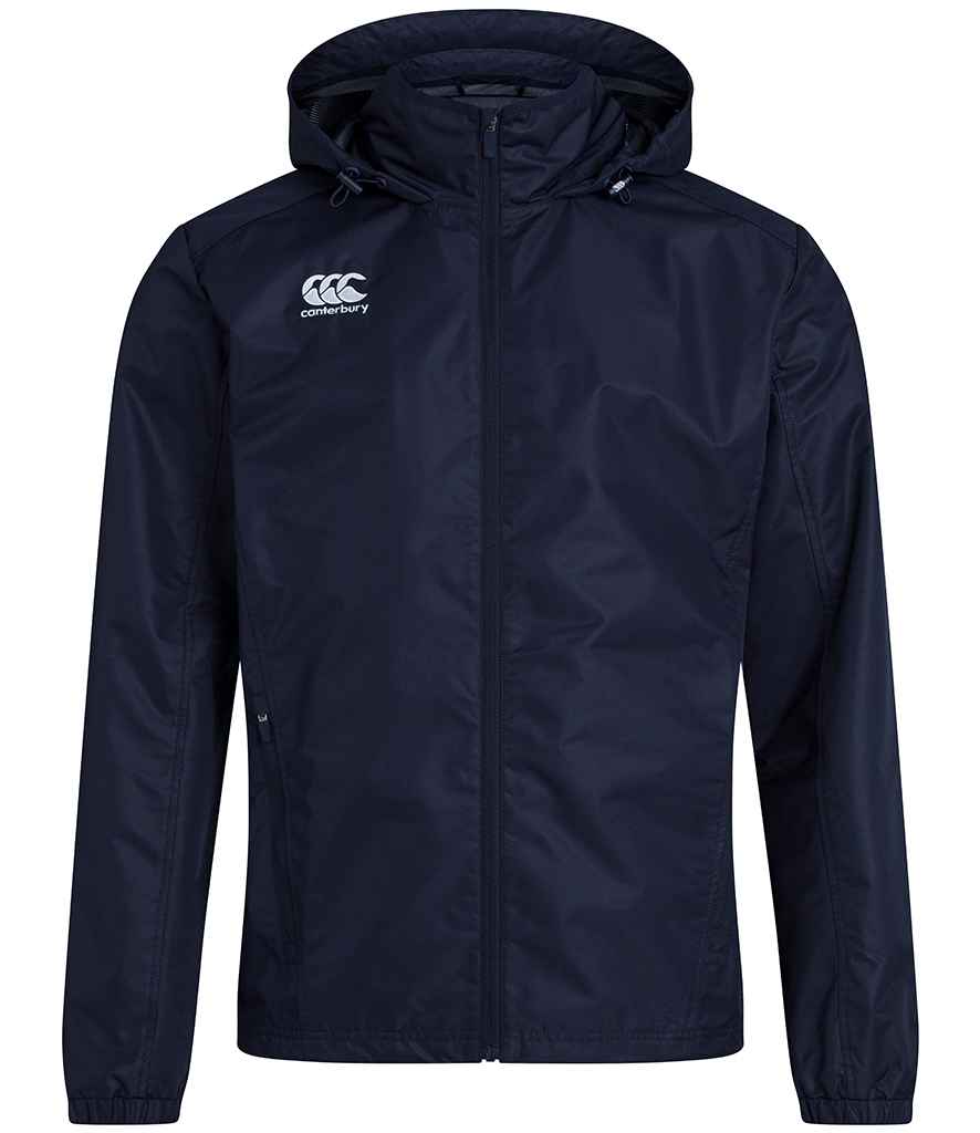Canterbury Club Rain Jacket in by Canterbury — Custom branded clothing by Print Press, featuring premium embroidery produced in our specialist print lab in the UK.