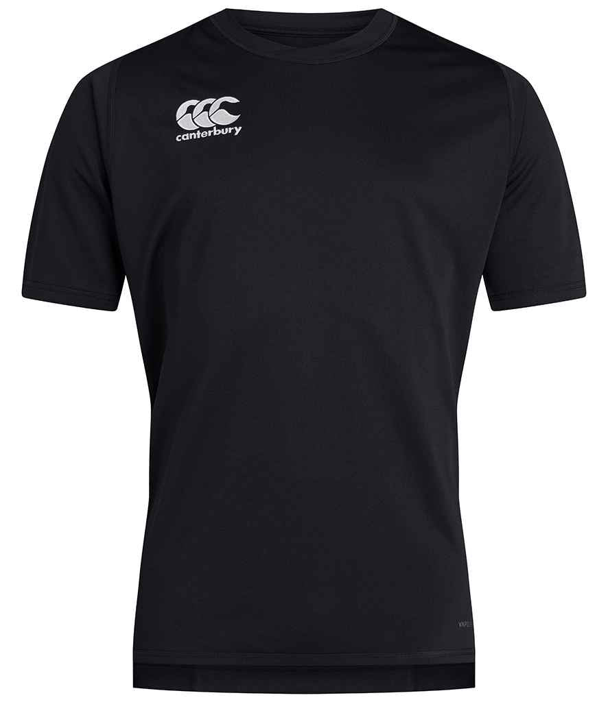 Canterbury Club Training Jersey in Black by Canterbury — Custom branded clothing by Print Press, featuring premium embroidery produced in our specialist print lab in the UK.
