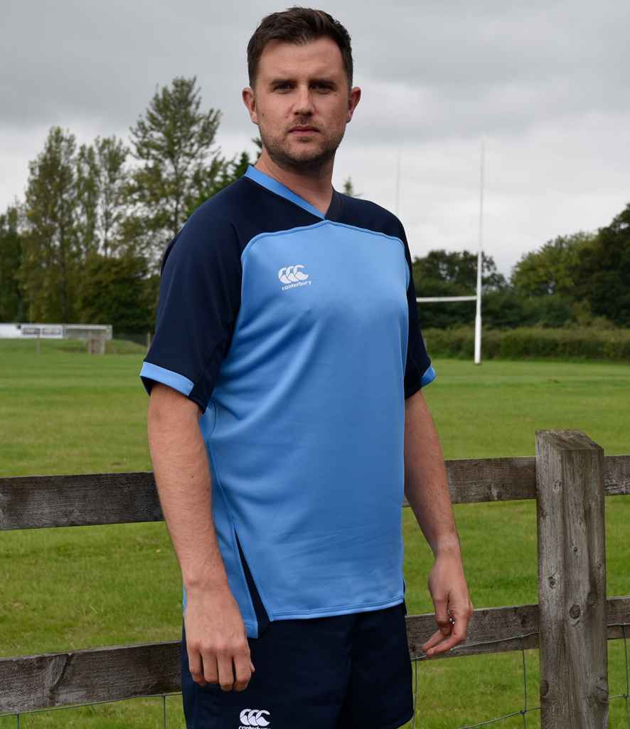 Canterbury Evader Jersey in by Canterbury — Custom branded clothing by Print Press, featuring premium embroidery produced in our specialist print lab in the UK.