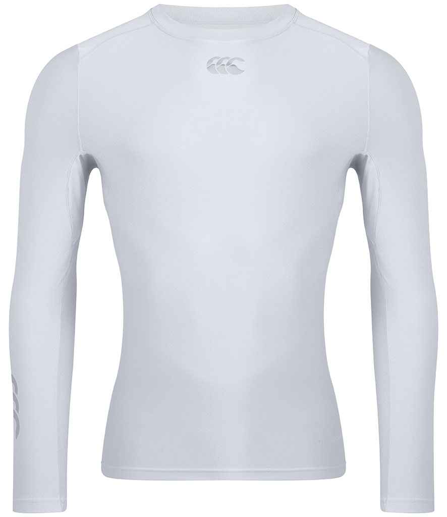 Canterbury ThermoReg Long Sleeve Base Layer in by Canterbury — Custom branded clothing by Print Press, featuring premium embroidery produced in our specialist print lab in the UK.