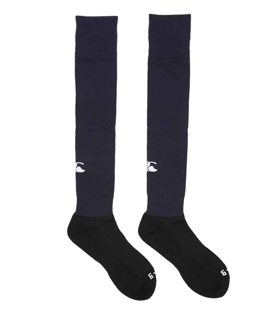 Canterbury Playing Socks in by Canterbury — Custom branded clothing by Print Press, featuring premium embroidery produced in our specialist print lab in the UK.