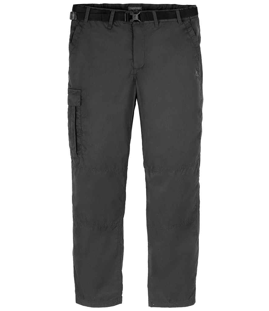 Craghoppers Expert Kiwi Tailored Trousers in Carbon Grey by Craghoppers — Custom branded clothing by Print Press, featuring premium embroidery produced in our specialist print lab in the UK.