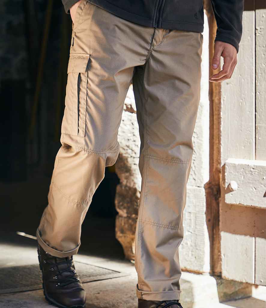 Craghoppers Expert Kiwi Tailored Trousers in Pebble by Craghoppers — Custom branded clothing by Print Press, featuring premium embroidery produced in our specialist print lab in the UK.