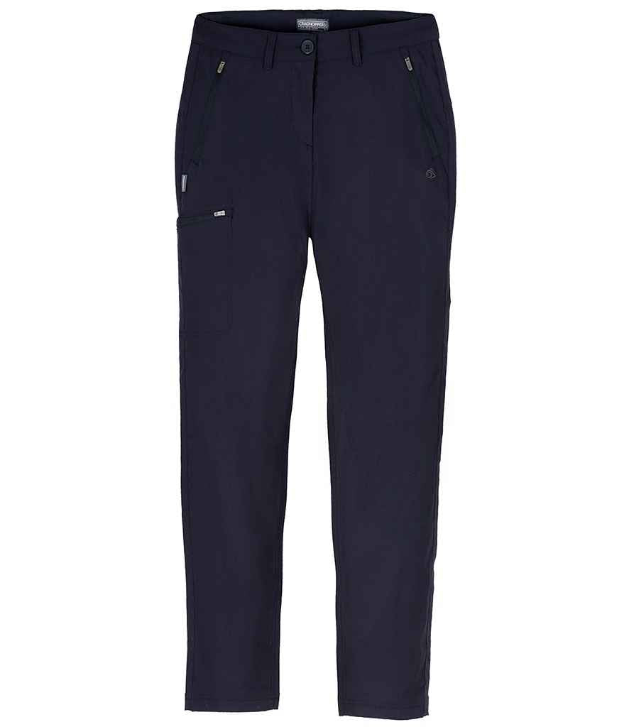 Craghoppers Expert Ladies Kiwi Pro Stretch Trousers in by Craghoppers — Custom branded clothing by Print Press, featuring premium embroidery produced in our specialist print lab in the UK.