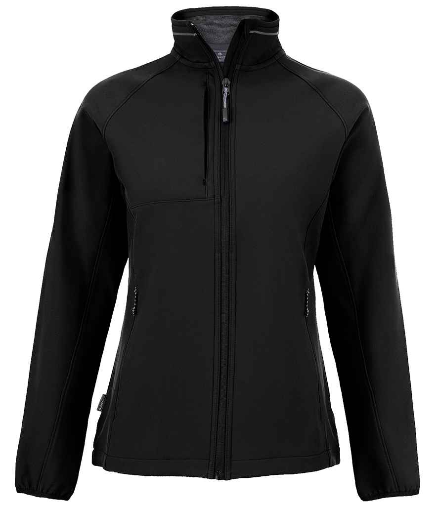 Craghoppers Expert Ladies Basecamp Soft Shell Jacket in by Craghoppers — Custom branded clothing by Print Press, featuring premium embroidery produced in our specialist print lab in the UK.